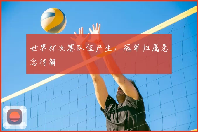 世界杯决赛队伍产生,冠军归属悬念待解