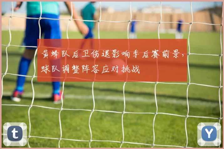 黄蜂队后卫伤退影响季后赛前景，球队调整阵容应对挑战