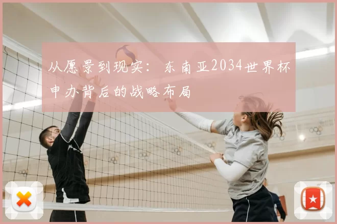 从愿景到现实：东南亚2034世界杯申办背后的战略布局