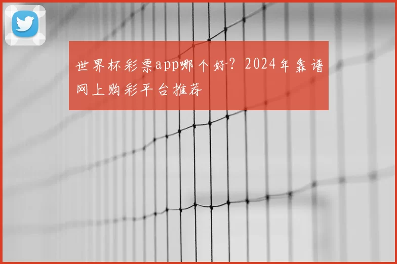 世界杯彩票app哪个好？2024年靠谱网上购彩平台推荐
