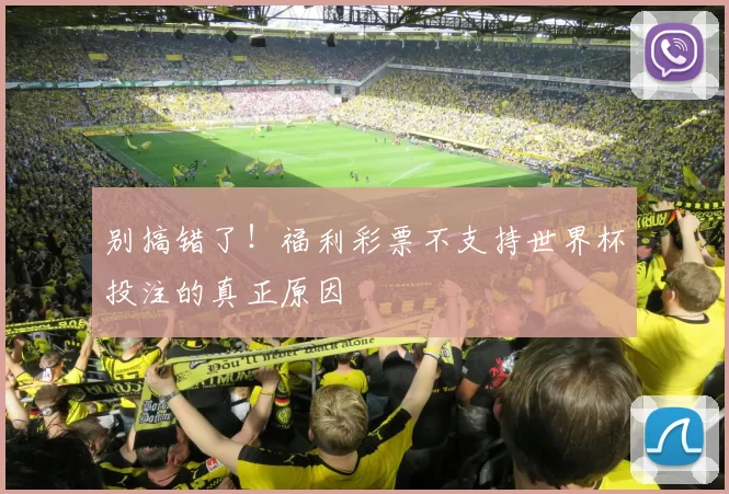别搞错了!福利彩票不支持世界杯投注的真正原因